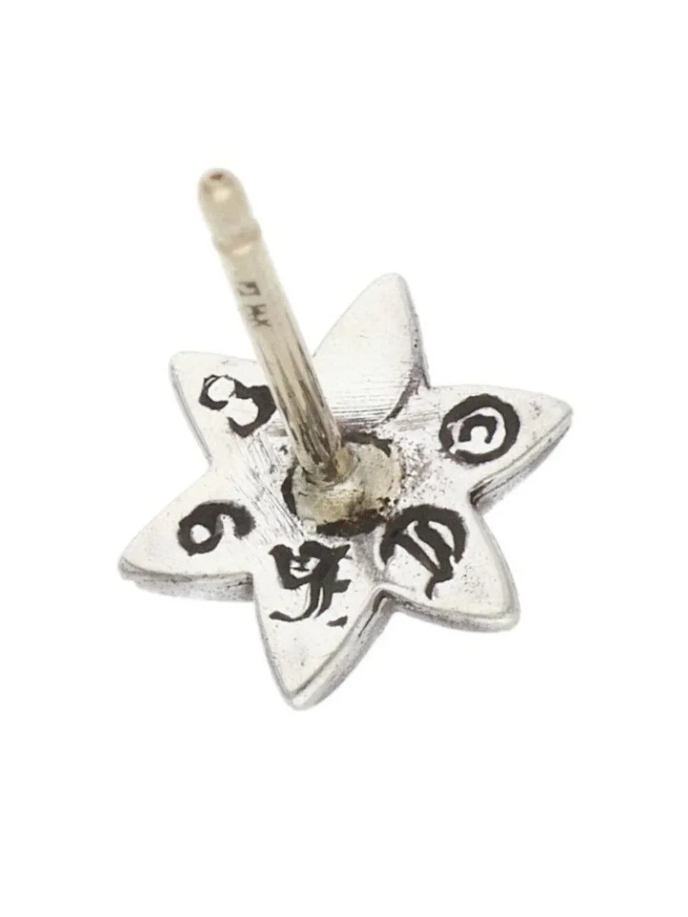 Chrome Hearts CO Star Dmnd Stud 1 Diamond Silver Single Earring